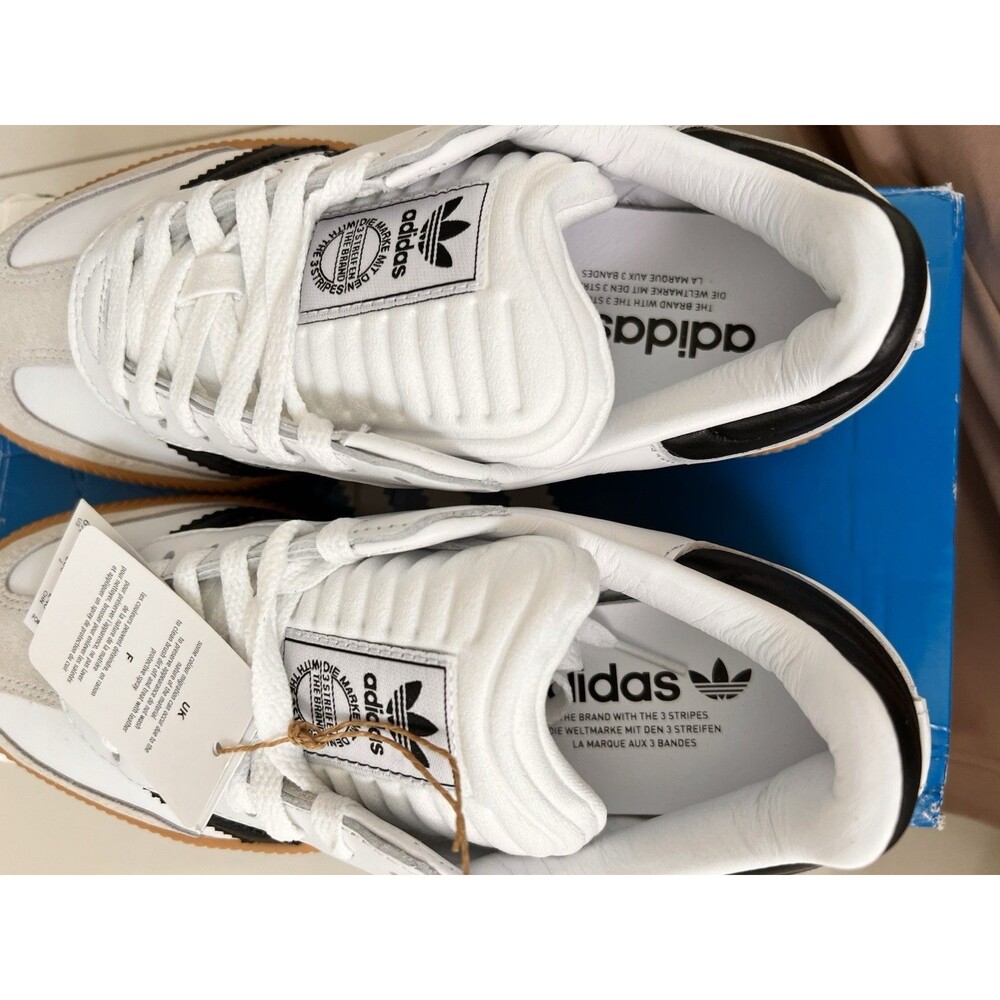 Adidas Samba XLG Shoes JH6516 DAMAGED BOX 6.5 Youth 8 Women White Black Gum NEW - Picture 7 of 14